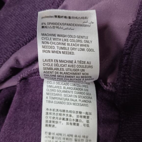 Alfani Intimates Pajama Set Women's XXL Loungewear Purple - Picture 9 of 12